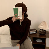 ケーブルジップパーカー