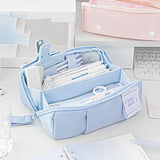 フルオープンジップペンケース