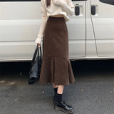 サイドスリットマーメイドスカート