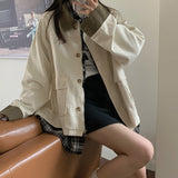 バイカラーシャツジャケット