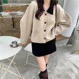 フレンチカラーカーディガン