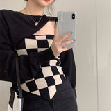 チェッカーキャミソール&アームカバートップスSET