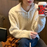 ケーブルジップパーカー