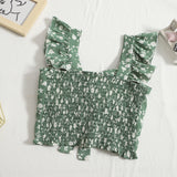 フリルシフォンビスチェ