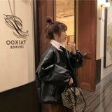 ブラックレザーフライトジャケット