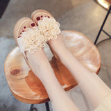 ワンポイントウェッジソールサンダル