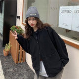 クルーネックシンプルカーディガン