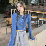 ウエストタイショートロンT