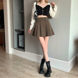 デザインウエストミニスカート