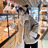 モカチェックフライトジャケット