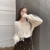 ビジューボウタイリボンブラウス