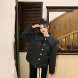 ビッグカラーキルティングジャケット