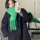 モヘアボリュームマフラー