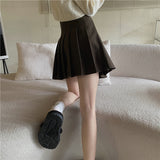 プリーツミニスカート