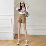 シンプルタックハーフパンツ