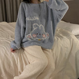 グラフィックうさぎルームウェア