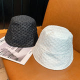 デザインリネンバケットハット