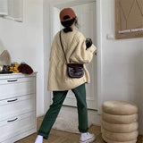 ラウンドケーブルカラーニット