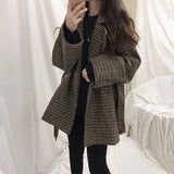 モダンチェックコート