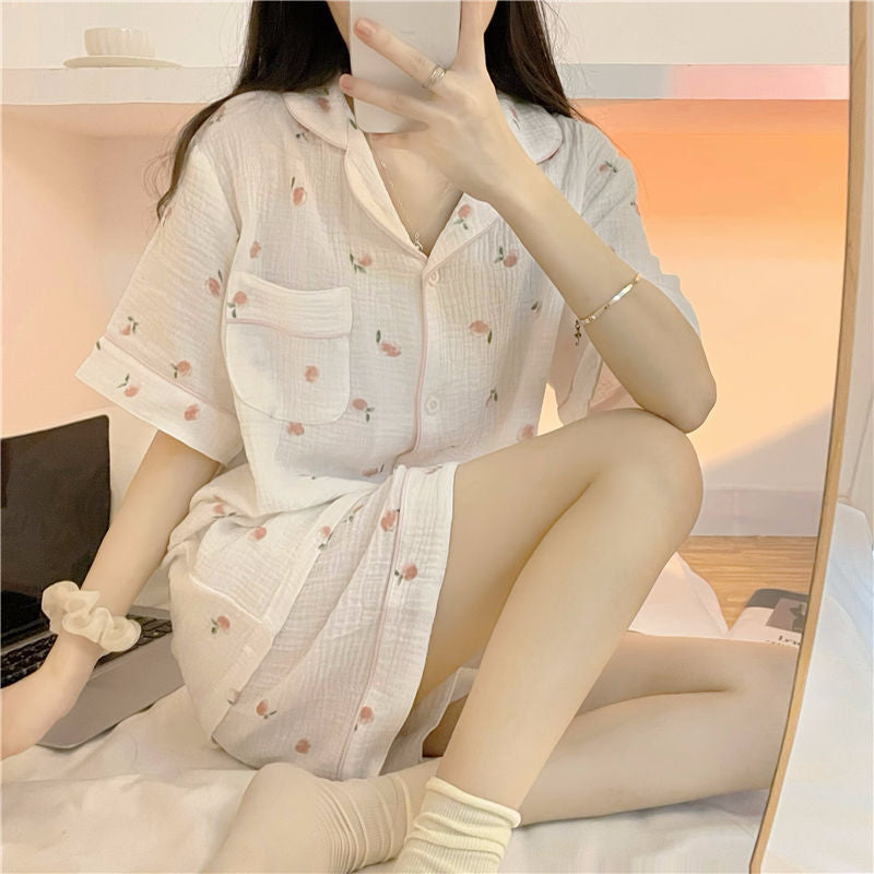 パステルピーチルームウェア