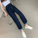 ハイウエストレングスデニム