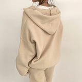 リラックスボタンパーカー&パンツSET