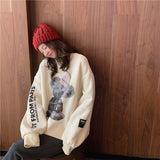 グラフィックベアオーバースウェット