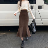 サイドスリットマーメイドスカート