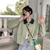 フレンチカラーカーディガン