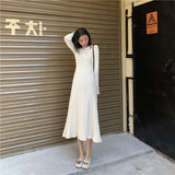 2typeリブニットワンピース