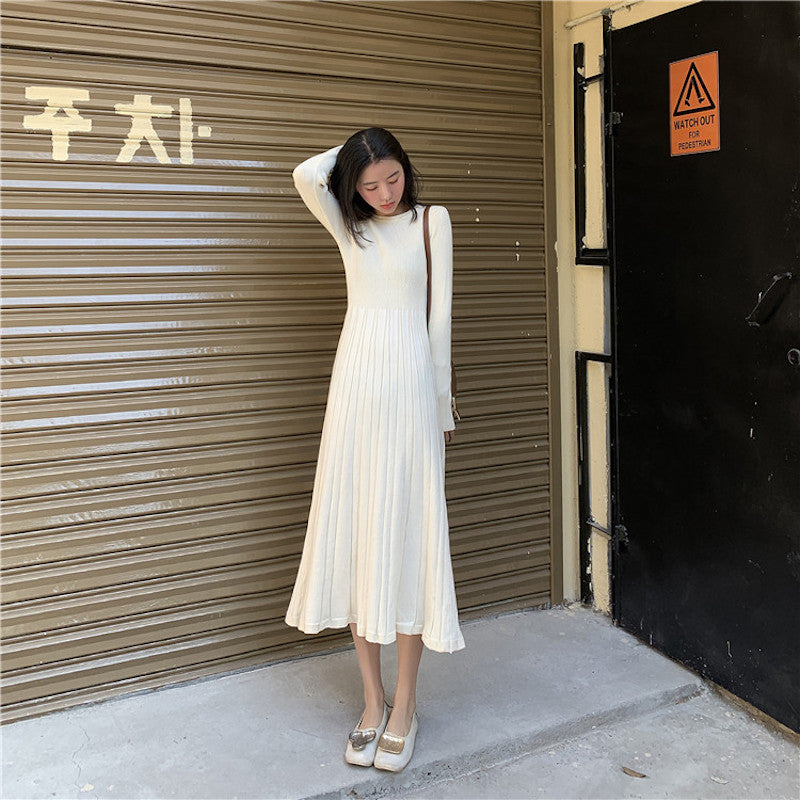 2typeリブニットワンピース