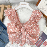 フリルシフォンビスチェ