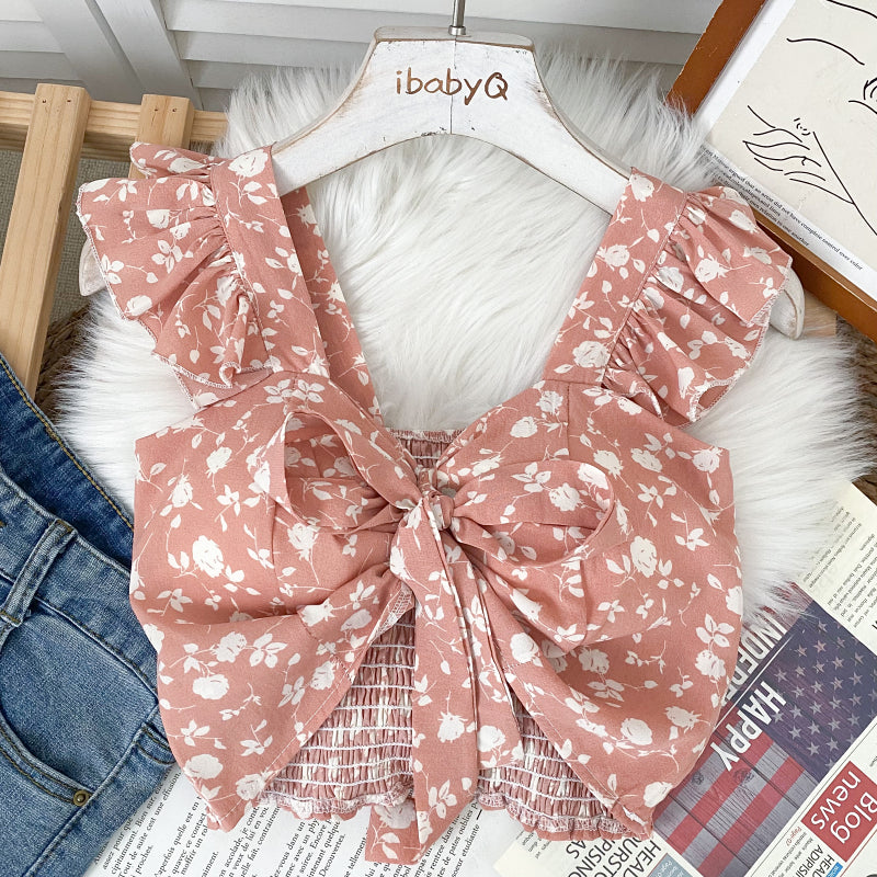 フリルシフォンビスチェ