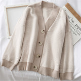 カジュアルルーズカーディガン