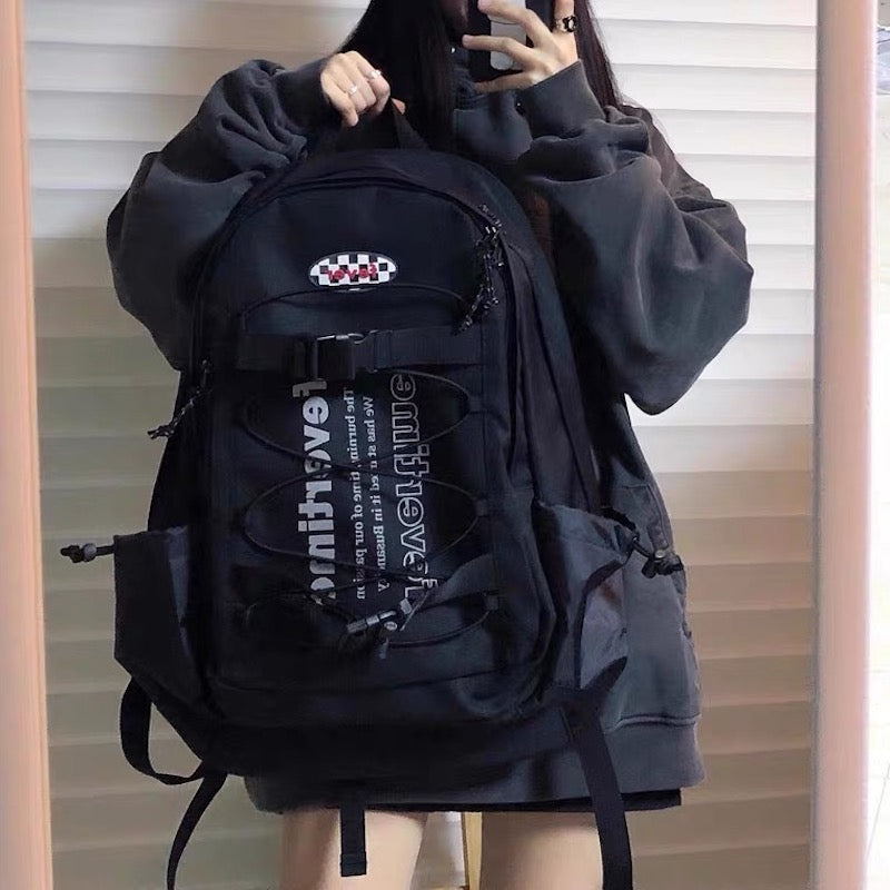 ワンポイントチェッカーストリートリュック