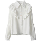 フリルショルダーブラウス&スカートSET