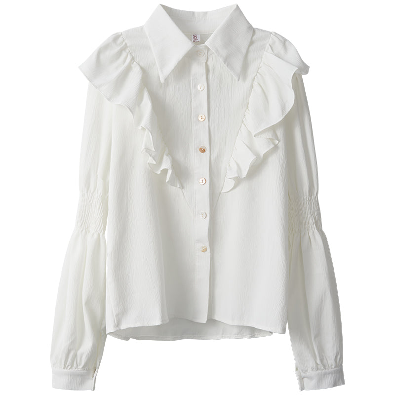 フリルショルダーブラウス&スカートSET