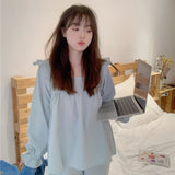 フリルショルダールームウェア