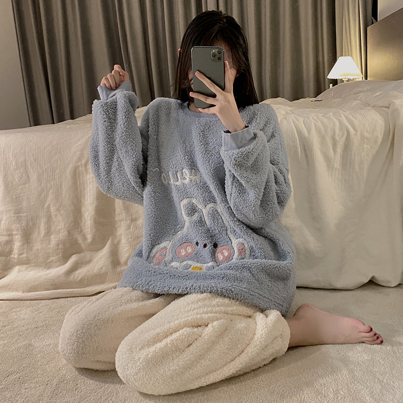 グラフィックうさぎルームウェア