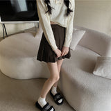 プリーツミニスカート