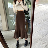 サイドスリットマーメイドスカート