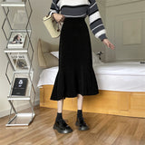 ミモレスリットマーメイドスカート