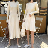 2typeリブニットワンピース