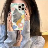 フラワーグラフィックiPhoneケース