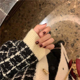 モノトーンチェックカーディガン