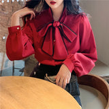 ヴィンテージボウタイブラウス