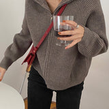 ナチュラルリブジップパーカー