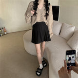 プリーツミニスカート