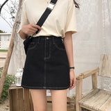 デニムタイトスカート