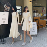 2typeリブニットワンピース